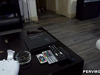 Crystal rush stepson fills stepmom pussy with dripping creampie