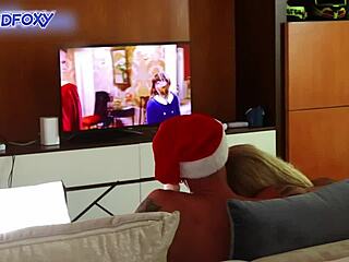 Christmas assfucking marathon ends in deep creampie