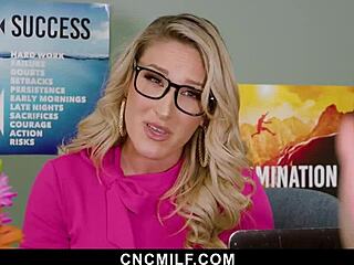 how does boss milf keep her employee hard and motivated?