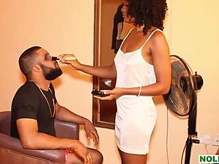 Nollywood Producer Pounds Makeup Artist's Ebony Pussy with Massive African Cock Hardcore