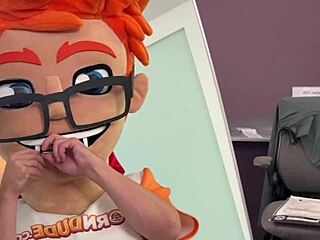 Chloe Foxxe bounces her athletic trimmed pussy on my monster cock broomstick for Halloween cumshot 🎃🍆💦