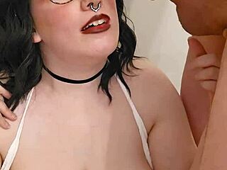 he fucked my face so hard then blasted cum all over my glasses an natural tits