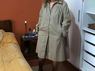 check out my wife's hot stepsis flashing her bikini bod and garter stockings on the beach