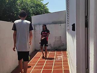 Brother's Soccer Game Cut Short for Car-Back Christmas Cum Ass Ride!