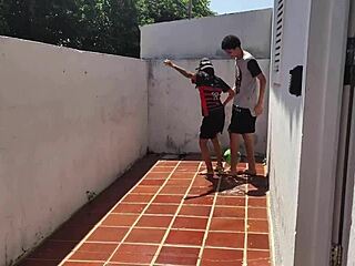 Brother's Soccer Game Cut Short for Car-Back Christmas Cum Ass Ride!