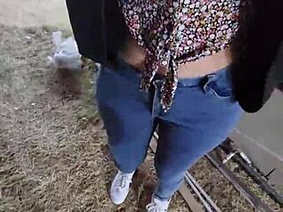 Paying Muscular Latina Mommy for Her Handjob and Cum Tribute Gifts