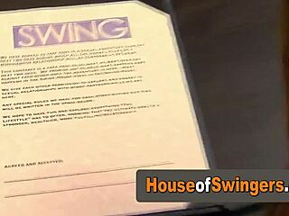 Swinger shares girlfriend in steamy group orgy frenzy