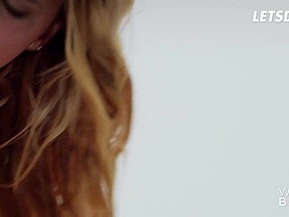 Curvy Blonde Katarina Rina's Oily Lover Romance Peaks Hard!