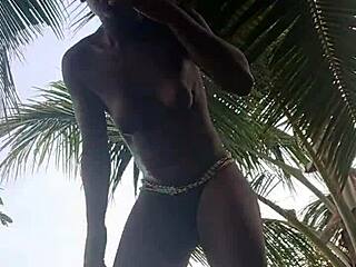 i'm goin crazy showin my sexiness outdoors on stepdads mansion...damn!