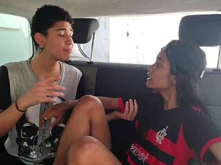 Brother's Soccer Game Cut Short for Car-Back Christmas Cum Ass Ride!