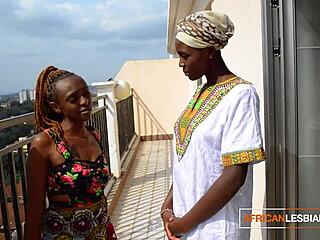 African Queens' Deep Fingering Secrets Bubble Butt Lesbian Heat