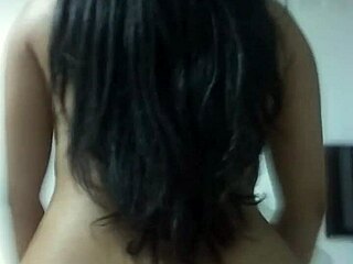 she bounces her big latina ass reverse cowgirl on my thick cock while i film homemade