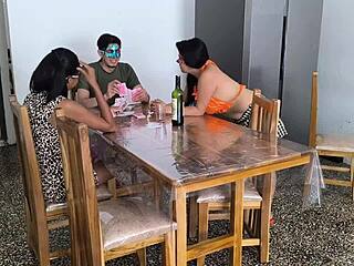 a card game with stepbro turns super dirty and horny real quick ya know