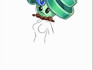 drawing spring princess pvz2 character from zero in chinese style