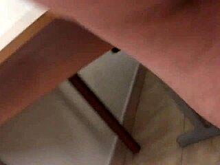 damn she unzips his fly for that hot amateur kitchen blowjob