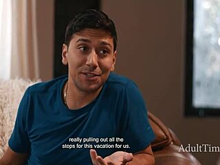 Stepfamily vacation secrets spark orgy with Selena Love, Max Fills, Seth Gamble, Melissa Stratton