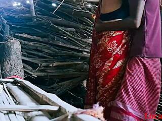 Bhabhi sneaks away for outdoor passion with lover then intense doggystyle finish by localsex31