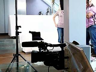 Blonde Model's Perfect Body Takes Old Man's Double Cum Fuck