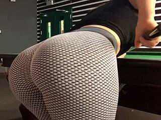 Sexy chinese trainer gets her ass pounded raw and hard!