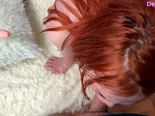 stepmom begs me not to cum but i blast her pretty face anyway