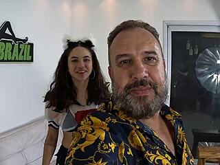 ted's new mansion DEBUT sees laurinha alice in a wild bathroom photoshoot turning into steamy backstage action