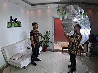 ted's new mansion DEBUT sees laurinha alice in a wild bathroom photoshoot turning into steamy backstage action