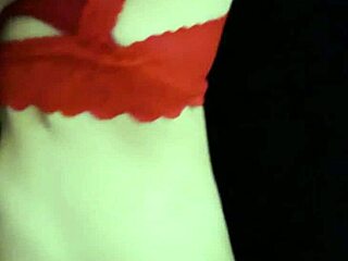 brazilian ebony bunny in lingerie fingers her juicy ass solo