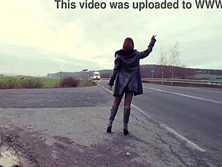 Wet Hitchhiker Venus Gets 7on1 Gangbang DAP ATM Gapes Rough Anal Pee Drink Cum Swallow Shower