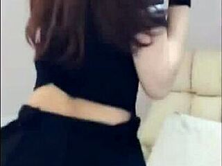 chi danny sways seductively on webcam