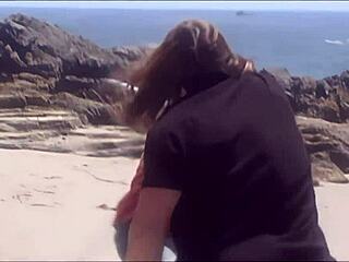 auroara snow's outdoor gaping anal craves deep monster cock pounding