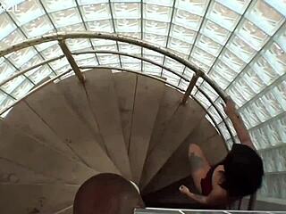 Emotional orgy reunion with latina fitness milfs bettina and mirella shaking big tits and asses