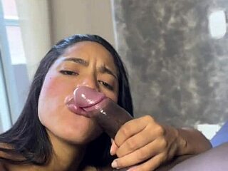 watching my girlfriend nysdel deepthroat suck huge bbc while i lick her is so hot amateur couple vibes