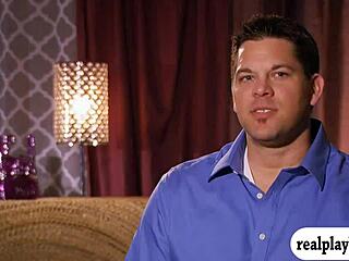 horny swingers swap partners sparking massive big cock orgy in red room