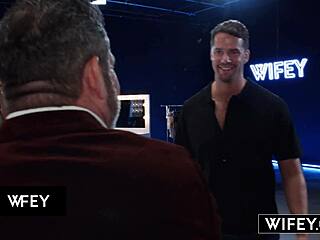 brandi johnson milf spit-roasted creampied as hubby watches