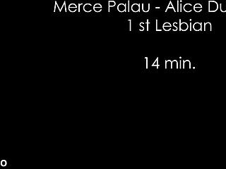 Merce Palau And Alice Dubois Share First Passionate French-Spanish Lesbian Kisses And Orgasms