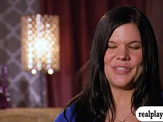 horny swingers swap partners sparking massive big cock orgy in red room