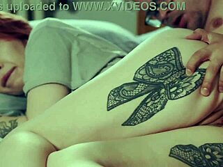 Redhead stepmom's slutty pussy gets roughly pounded until covered in hot cum by not-son