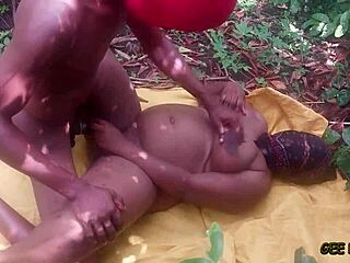 damn this ebony latina got fucked hard doggystyle her curvy big tits bouncin everywhere