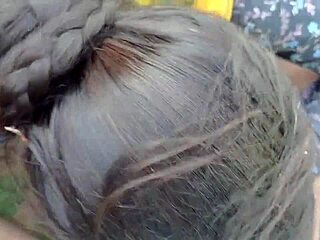 hey bhabhi, bent over in the field for that fat cock chudai