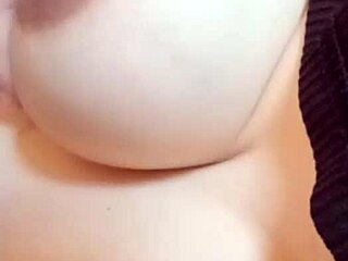 pregnant slut shows off her huge excited nipples ready for play.