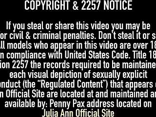 wanna see slutty julia ann masturbate her big clit pussy lips to orgasm in lingerie