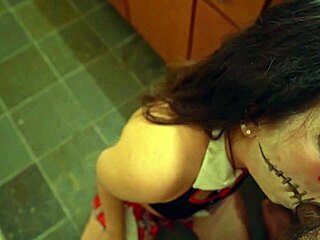 Asian Cosplay Babe Deepthroats Monster Cock Before Hard Cowgirl and Huge Facial Cumshot