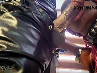 Petite Latina Teen Bound in Leather Pants Takes BBC BDSM Pounding