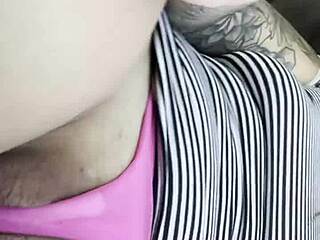 Masturbating in Wet Panties Turns Heads in Taxi Ride Compilation