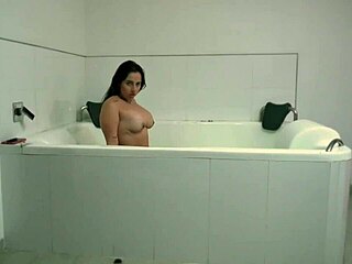 damn sensual bbw in lingerie fingers pussy wildly at motel!!