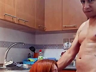 La Mejor Cogida Con Mi Madrastra En La Cocina Llena De Orgasmos Y Creampie Anal