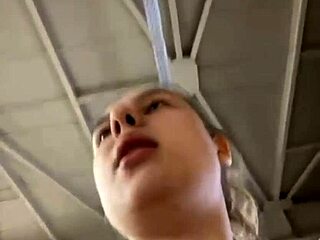 i'm pounding this big tits teen ass so extreme in the gym quickie