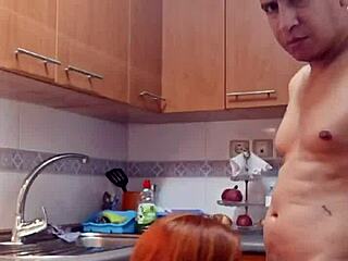 La Mejor Cogida Con Mi Madrastra En La Cocina Llena De Orgasmos Y Creampie Anal