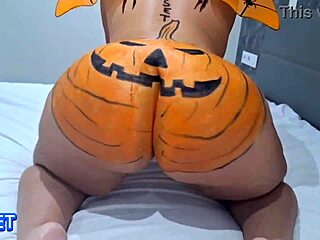 My Stepsisters Huge Oily Latina Ass Shakes on Halloween Won't Let Me Sleep