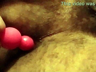 this fat slut whore plugs her chubby ass with toys till orgasm